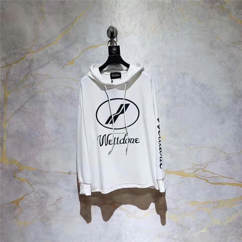 

3M Reflective We11 Done hoodie Men 1:1 Best Quality WELLDONE Onesize Fashion Casual WeLL Done Pullover