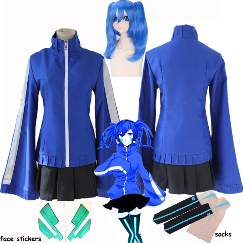 Аниме MekakuCity актеры Kagerou Project Enomoto Takane костюмы косплей школьная форма платье на