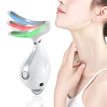 

Professional Led Photon Therapy Led Facial Massager Reduce Double Chin Tighten Face Neck Wrinkle Removal Machine Skin Care Tools