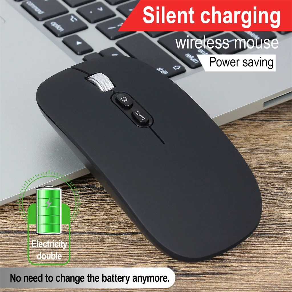 Beautyss M103 2,4G беспроводная мышь 1600 dpi USB перезаряжаемая металлическая Бесшумная оптическая мышь для ПК ноутбука