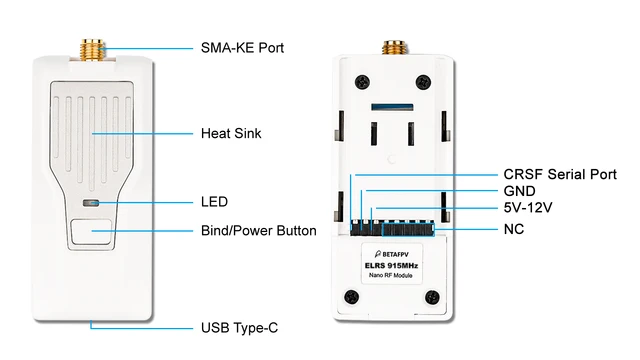 BETAFPV ELRS Nano TX Module 新品 BETAFPV ELRS Nano TX Module 2.4G 915MHz 868MHz Nano TX