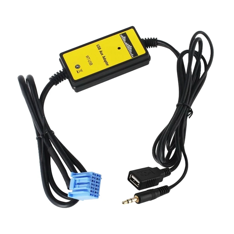 Автомобильный адаптер для Mp3 телефона Aux USB кабель 3 5 мм вспомогательный автосмены