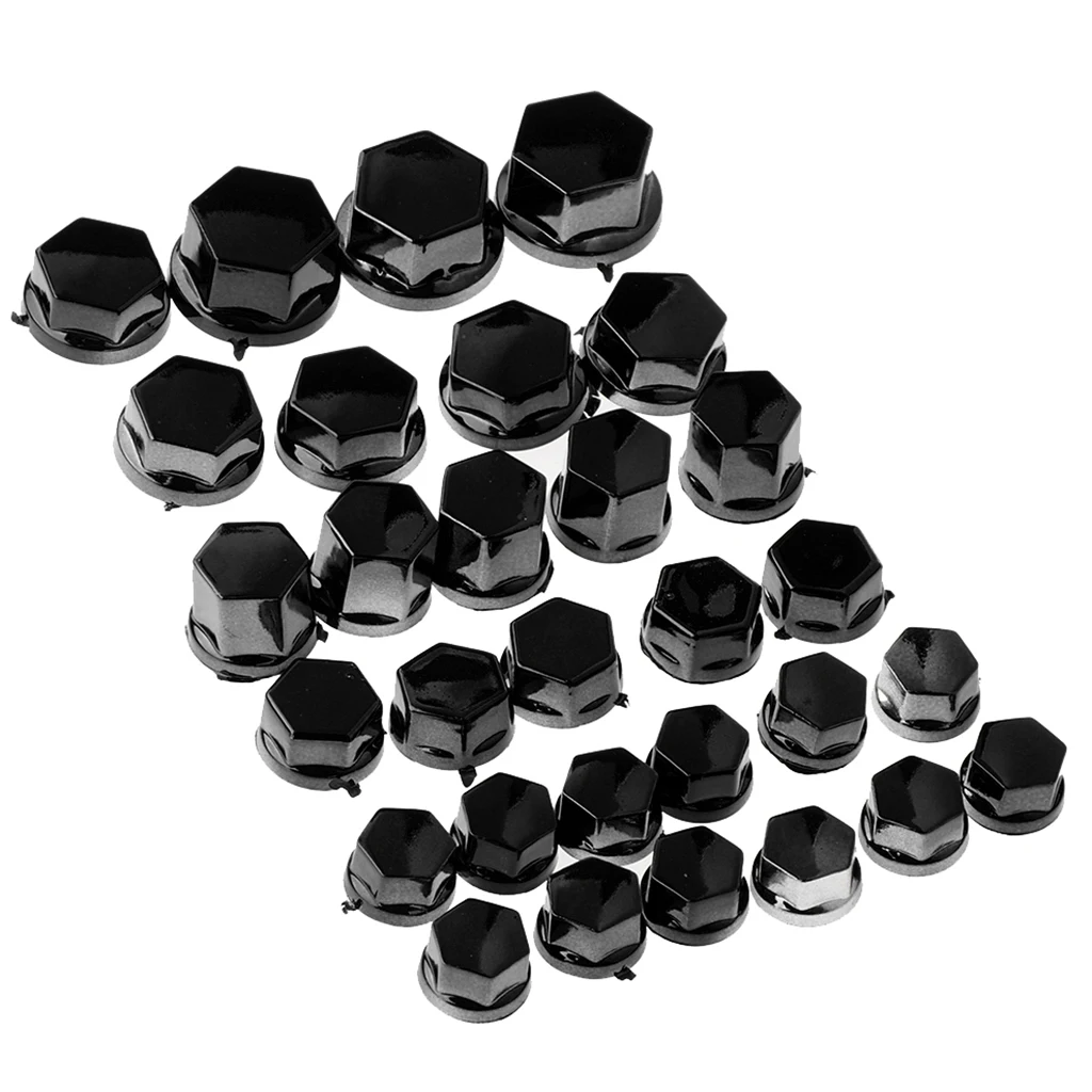 30PCS MOTORCYCLE SCREW CAP, Motorcycle Screw Nut Cover Cap Motorbike Screw Nut Bolt Cap Cover Decoration cover engine For Yamaha