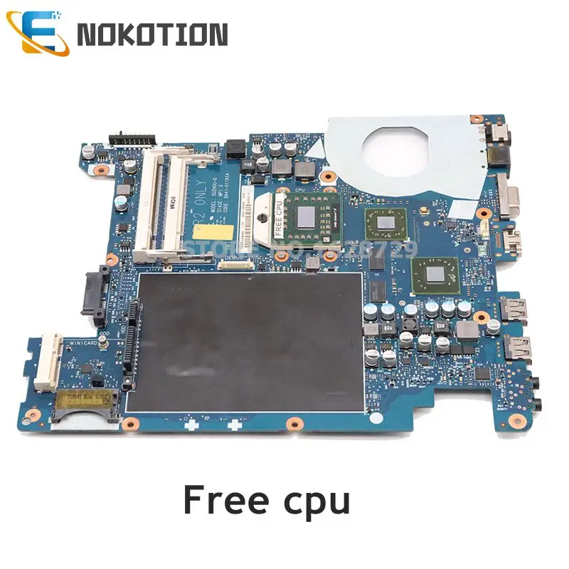 NOKOTION Laptop motherboard For Samsung NP-R425 R425 HD5430 DDR2 BA92-06034A BA92-06353A BA92-06353B BA41-01181A free cpu