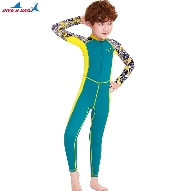 One-Piece Rash Guard for Kids, UV Sun Protection, Full Body Diving Bathing Suit, Swim Skins Swimsuit, UPF 50 + UV Sun Protection