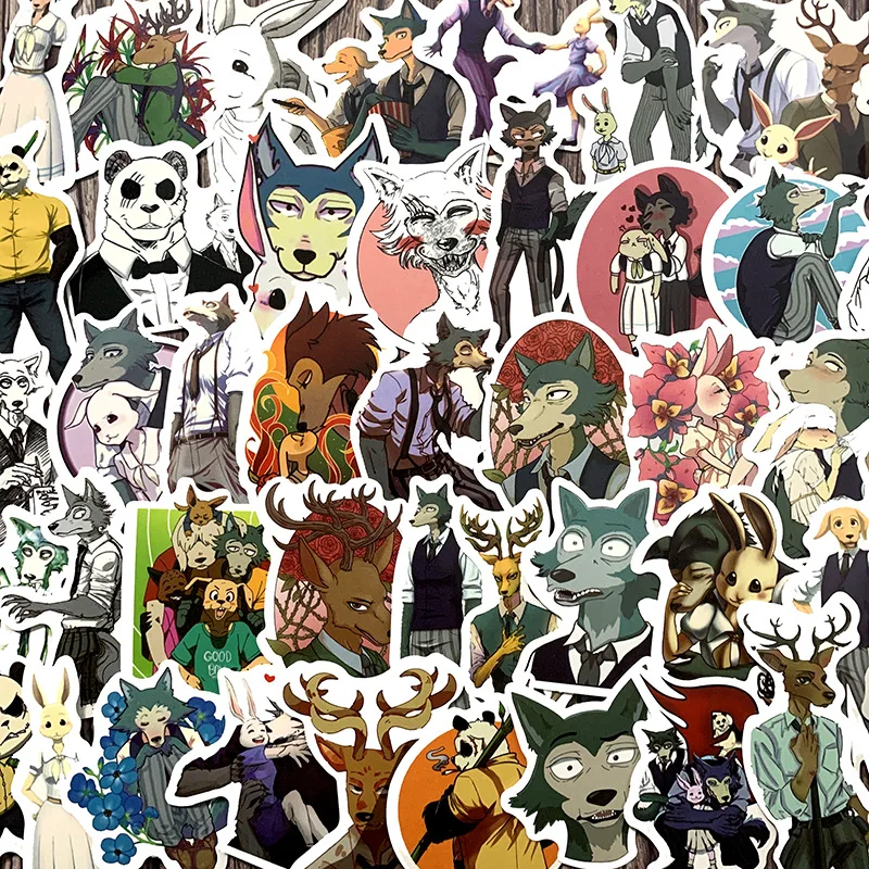 10/30/50Pcs BEASTARS Stickers Waterproof Decal for Laptop Motorcycle Luggage Snowboard Fridge Car