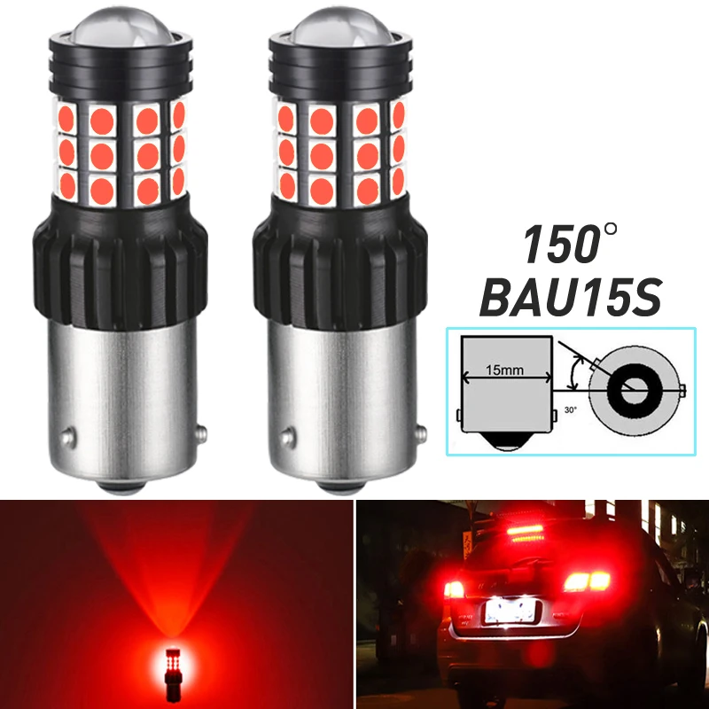 2 шт. Автомобильные светодиодные лампы 1156 BA15S P21W 1157 BAY15D P21/5 Вт | Автомобили и