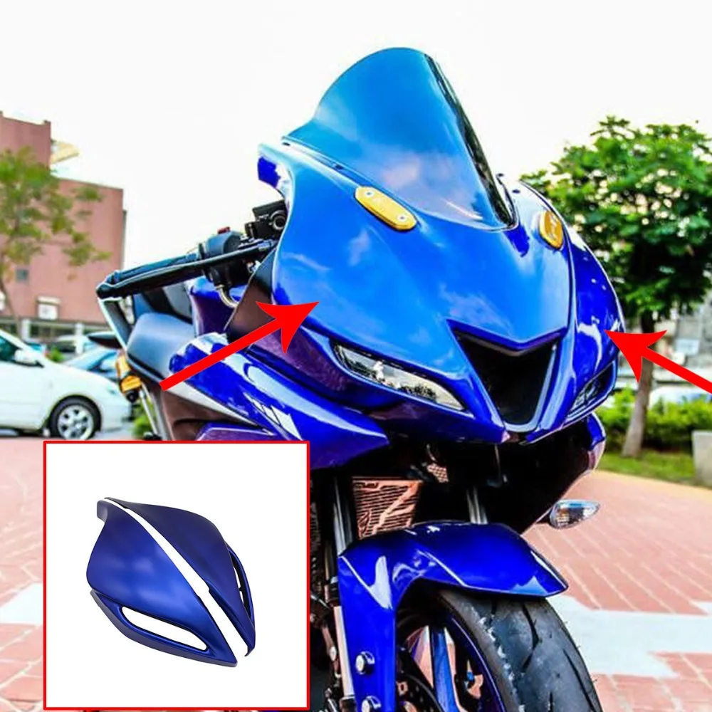 Для Yamaha YZF R15 V3 R 15 V3 лобовое стекло ветер экран YZF-R15 обтекатель головной светильник лампа крышка YZF R 15 V3 R 3 R 25