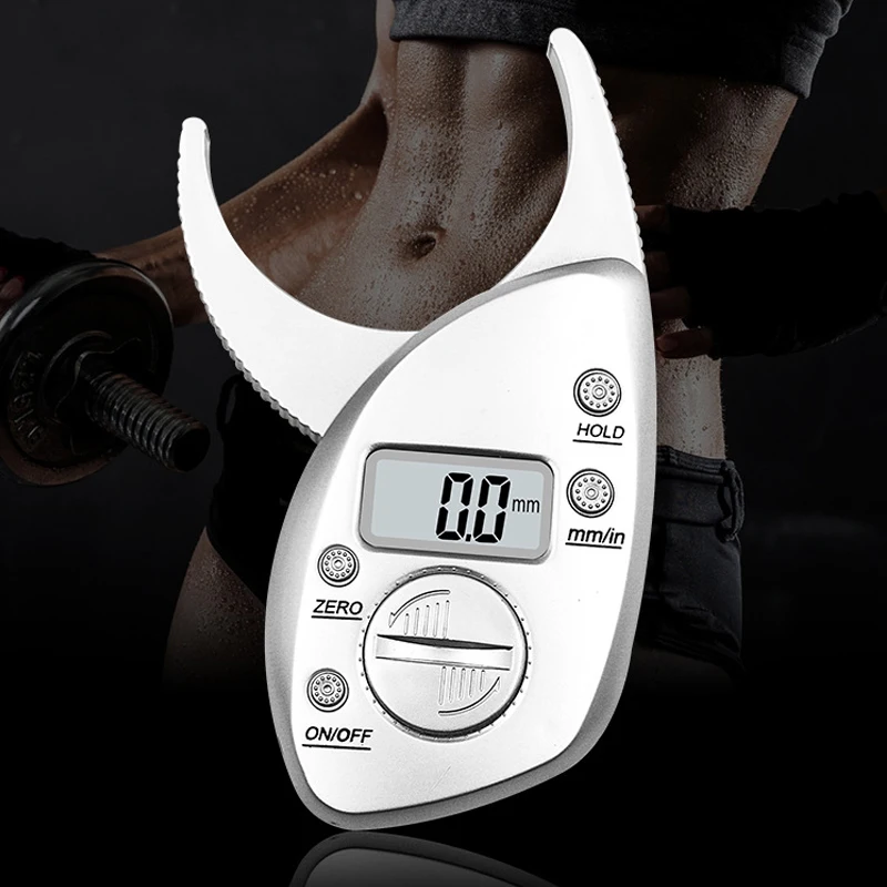 Skin Muscle Tester Scales Digital Measurement Body Fat Caliper Fitness fat Monitors Analyzer Slimming Measuring instruments | Инструменты