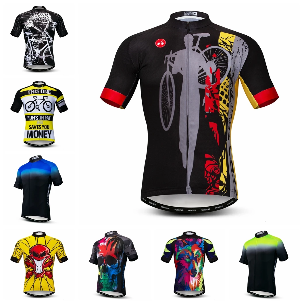2021 Cycling Jersey Men Mountain Bike MTB Bicycle Shirt Road Tops Ropa Ciclismo Racing Clothing