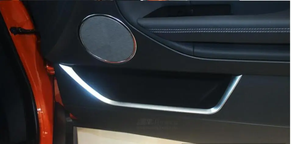 For Land Rover Range Rover Evoque 2012- Car-Styling ABS Chrome Car Door Decoration Trim Strips Accessories 4pcs/Set