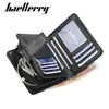 New Business Men Wallets Zipper Card Holder High Quality Male Purse New PU Leather Vintage Coin Holder Men Wallets 3