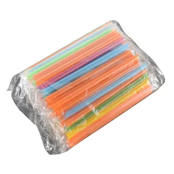 

10pcs/Set Colorful Large Drinking Straws For Bubble Smoothie Milkshake Party Smoothies Bar Accessories