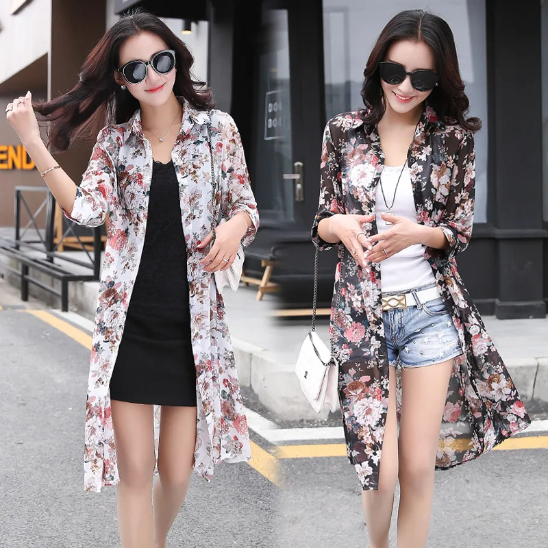 Beach Cover Ups For Women Summer Lightweight Floral Printed