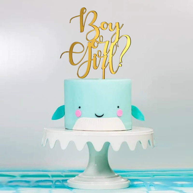 Boy Or Girl Cake Topper Gender Reveal Decorations Gender Reveal Cake Topper He Or She Cake Topper Gender Reveal Ideas Cake Decorating Supplies Aliexpress