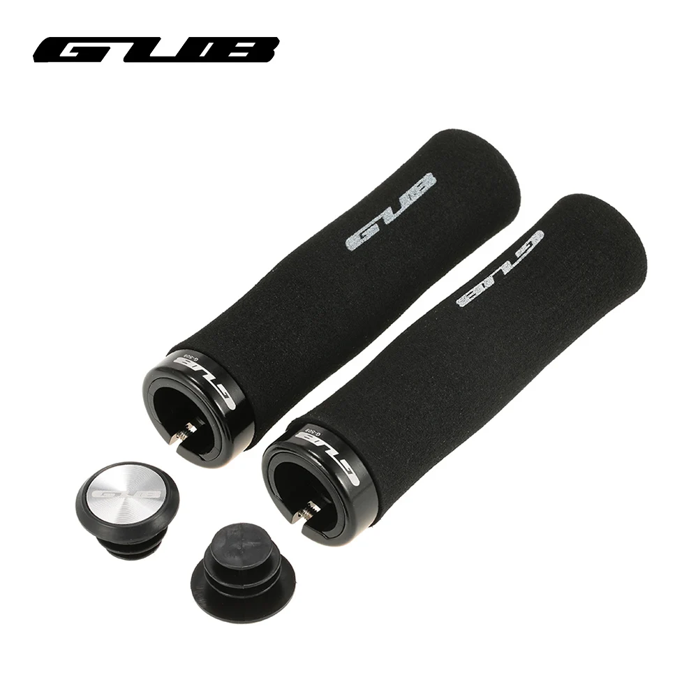 GUB 1 Pair of MTB Road Cycling Bicycle Handlebars Grips Locking Grips Skid-Proof Grips Anti-Skid Rubber Bicycle Grips Lock On