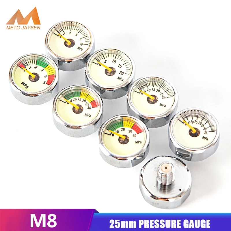 Pump Valve-Regulator 30mpa Air-Pressure-Gauge Manometre Pcp Paintball Scuba-Din Mini