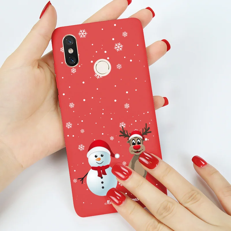 Новогодний чехол для Xiao mi Red mi 7 7A 6A 5 Plus Note 5 6 7 8 Pro Чехол для телефона для mi 9T Red mi K20 Pro Чехол Силиконовый Рождественский мультяшный