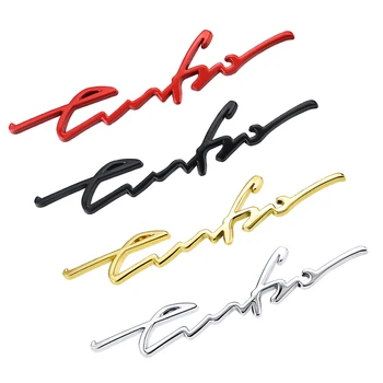 

1Pcs 3D Metal Sticker Car Side Mudguard Body Trunk TURBO Emblem Badge Decal Accessories