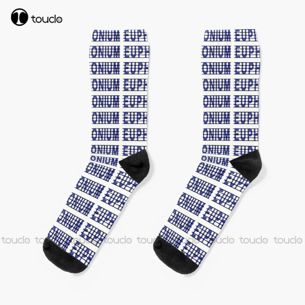 

Euphonium Blue Socks Unisex Adult Teen Youth Socks Personalized Custom 360° Digital Print Hd High Quality Christmas Gift