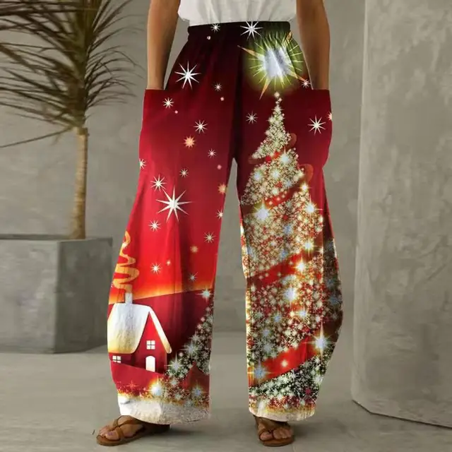 New Fashion Women Christmas Print 
