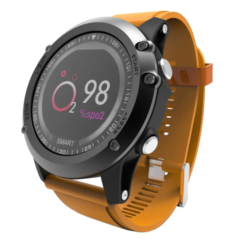 Color Screen Three Anti-Smart Wristband Bluetooth Round Screen Waterproof Sports Fitness Smart Wristband Business Intelligence - Цвет: Черный