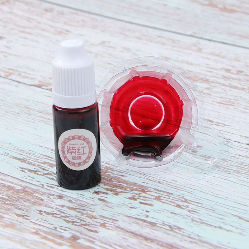 1 Pcs UV Resin Glue Pigment Color Liquid Coloring Dye DIY Jewelry Making Crafts J99Store - Цвет: Amaranth