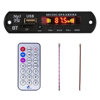 

Wireless Bluetooth MP3 WMA Decoder Board Audio Module Support USB SD AUX FM Audio Radio Module For Car accessories