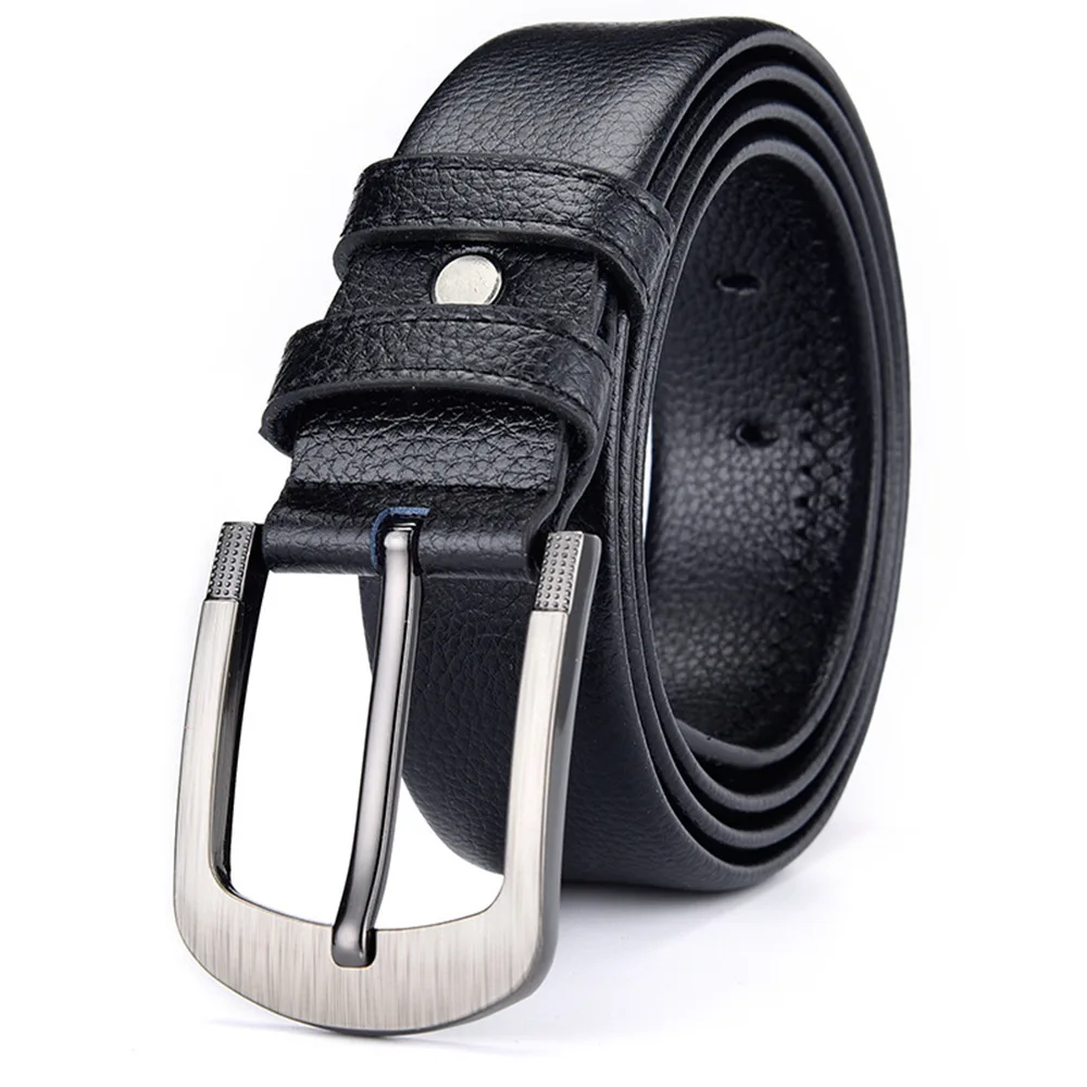 

130 140 150 160cm Belts for Men Luxury Brand Design Men's Belt Alloy Pin Buckle Belt Casual Male Vintage Strap Ceinture Homme