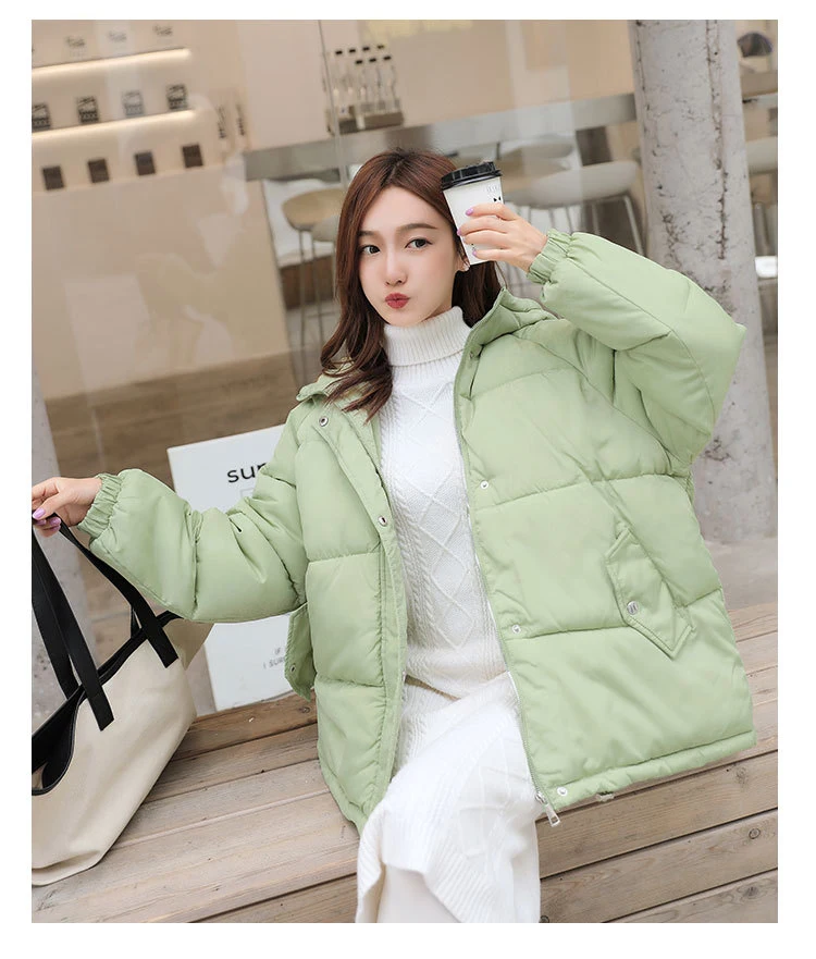 Winter women Parkas coat 2020 casual thicken warm hooded padded jackets Female solid colorful styled outwear snow jacket
