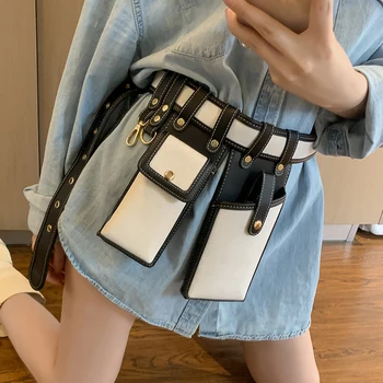 

2020 New Women Mini Crossbody Bag Fashion New Simple Shoulder Bags Ins Elegant Korean Style Female Chest Wait Bag All Match