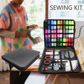 

DIY Knitting Sewing Box Portable Travel Sewing Tool Set Needle Thread Stitching Embroidery Craft Sewing Kits Organizer