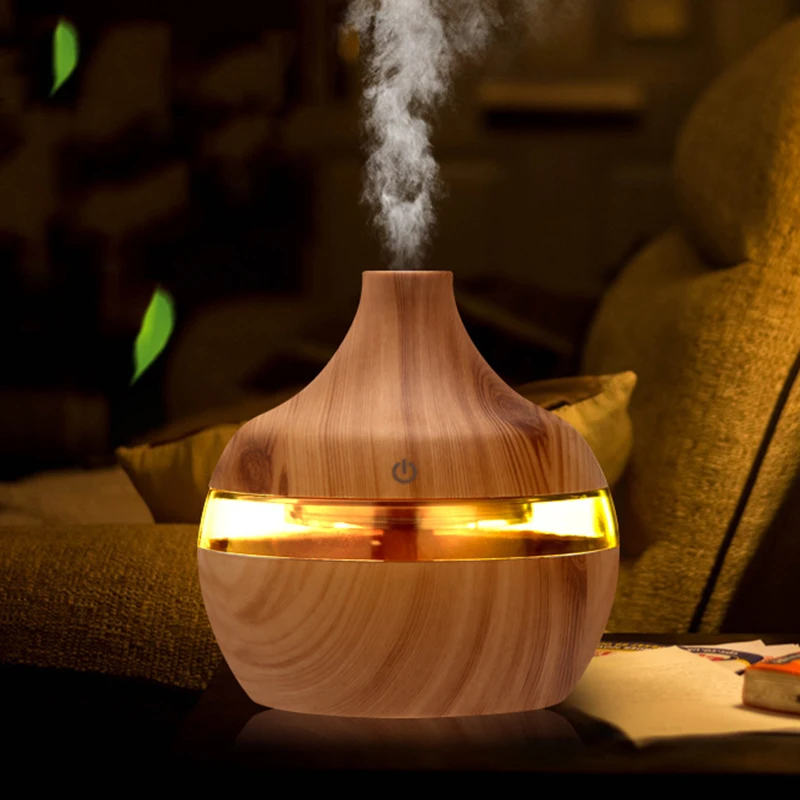 300ml USB 7LED Ultrasonic Aroma Essential Oil Diffuser Air Humidifier Purifier