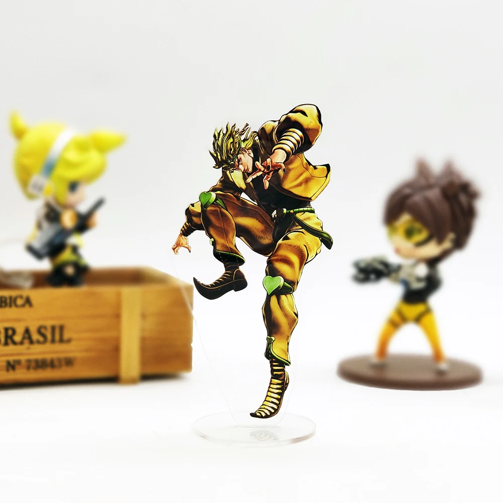 

Love Thank you JOJO JoJo's Bizarre Adventure DIO BRANDO HF acrylic stand figure model plate holder cake topper anime Japanese