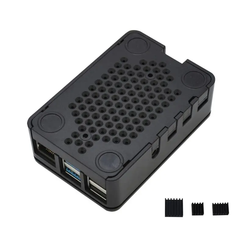 США/ЕС вилка адаптер питания защитный ABS чехол Корпус коробка для Raspberry Pi 4 Модель B