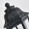 New Italian Design Hexagonal Column Landscape Lamp Outdoor Courtyard Fence Wall Light Villa Corridor Walkway Chapiter Lamp 6