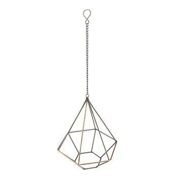 

Hanging Wall Decorations Geometric Air Plant Flower Pot Rack Holder Bracket Iron Simple stylish home furnishings gardening decor