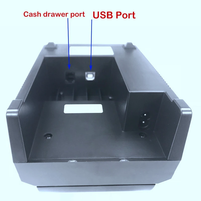 Портативный 58 мм Pos чековый термопринтер с Usb портом, низкий уровень шума для Windows, печать Билла, получение билета, штрих-код, ЕС вилка