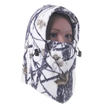 Новая Ветрозащитная маска, Зимние гетры для лица и шеи, флисовая камуфляжная шапка, Балаклава для походов и верховой езды, лыжная и охотничья теплая шапка