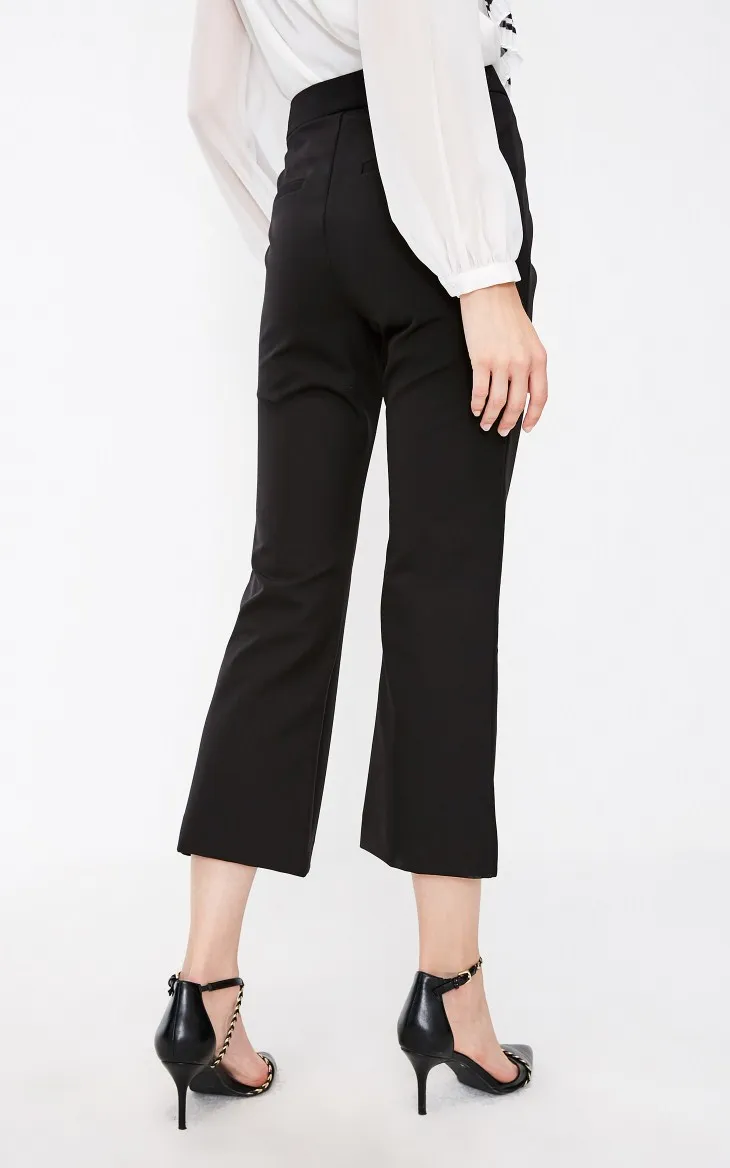 Vero Moda/Новое поступление 2019 года; стильные женские брюки-Капри с разрезом на талии; повседневные брюки-Капри; 31836J551