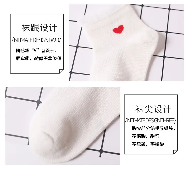 CHILDREN'S Socks Orange Days Cotton Children's Socks Cotton Spring Summer Lace Love Style Children No-show Socks