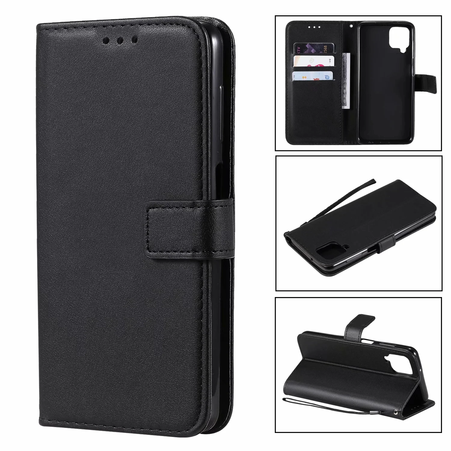 Leather Flip Wallet Case For Samsung Galaxy S21 S30 S20 S10 S9 S8 Plus S6 S7 Edge Note 8 9 10 Lite 20 Ultra Funda Protec_voghion.com