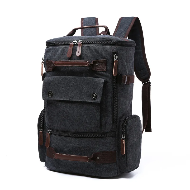 

Vintage Canvas Backpack Men Women Large Travel Bagpack For School Girl Boy Laptop Backpack 15.6 Mochila Bag Large Back Pack Bags