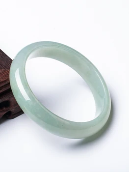 

Natural Myanmar Raw Stone A Grade Carved 54-62mm Fine Waxy Bracelet Exquisite Princess Bracelet Gift for Mom and Girlfriend