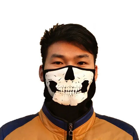 [Name] New Style Hot Selling Outdoor Riding Field Operations Mask Call Head Band Ghost CS Skeleton Mask Dustproof Surface