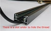 Flat copper core  2 Wires LED Track Light Rail 0.5M Led Rail Line for Track SPOT Led Track Lamp Rails For Clothing Home Lighting 6