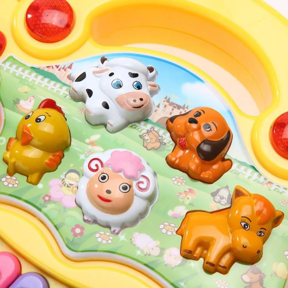 

Farm Animal Electronic Piano Toys Musical Instrument Education Toy K1P9 Piano Enlightenment Instrument Baby Puzzle Early E6P8