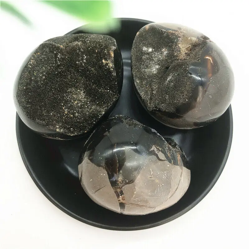 1pc Natural Rock Septarium Rough Crystal Geode Cluster Mineral Specimen Fossil Decoration Natural Quartz Crystals