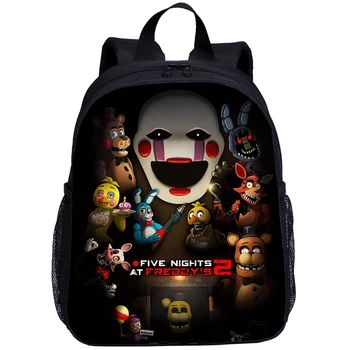 

Mini Backpack For Kids Boys Girls Cartoon Five Nights At Freddy's 3D Printing Bookbag School Bag Casual Daypacks Mochila Escolar