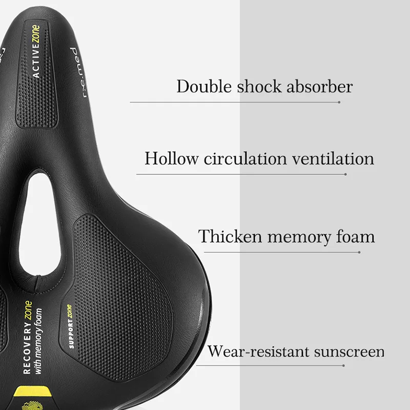 Велосипедное седло SELLE ROYAL MTB спортивное полое дышащее с эффектом памяти губка